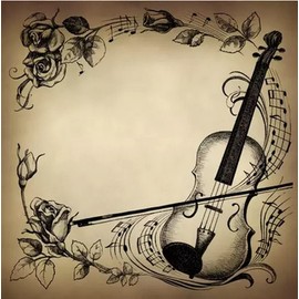 20 Napkins Music and Roses in Vintage Style | Concert | Table Decoration | Decoupage | Decoupage | Decoupage | Decoupage | 33 x 3
