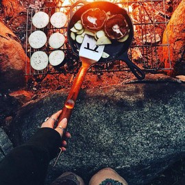 Outset Rosewood Collection Grill Spatula, Stainless Steel, 1.25 x 3.5 x 20.5 inches