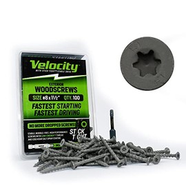 Velocity Exterior Wood Screw #8 x 1 1/2"
