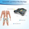 Memory Foam Seat Chair Cushion for Relieves Back Sciatica Pain
