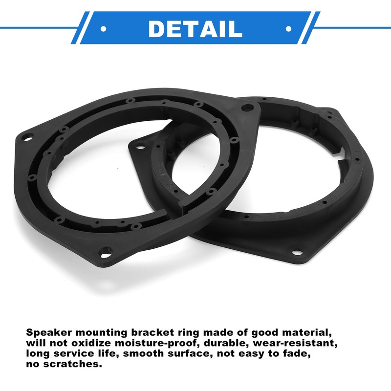 X AUTOHAUX 2 Set Speaker Spacer Ring Tweeter Speaker Spacer