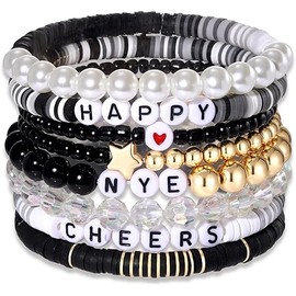 Artlunar 6 Pack Cute Xmas Bracelets for Women Teen Girls as Party Gifts