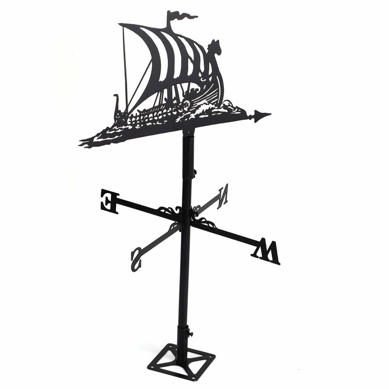 Stainless Steel Weather Vane Retro Farm Scene Garden Stake Weathervane