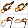 SOB 35KN Abseiling Eighth Abseiling Device Climbing 8 Descender Bagging