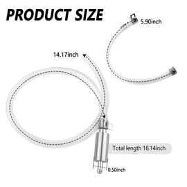 IHOTDER Car Brake Bleeder Hose with One Way Check Valve,Durable Brake Fluid Bleeder Hoses Replacement,Universal Brake Bleeder Tool Car Accessories for Car Motorbike Bike