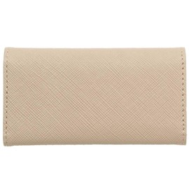 agnes b. VOYAGE EW13B-06 Genuine Product Key Case 4 Key Case Key Ring Cowhide Leather Logo (Beige)