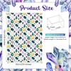 Pineraap Crystal Wrapping Paper 12 Sheets Gemstones Precious Stones Themed