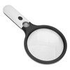 Reading Handheld Magnifying Glass Battery Powered 4LED 4X 30X Lens
