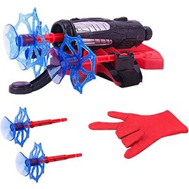 LAWAN superhéroe Launcher Glove,Kids Plastic Cosplay Glove Hero Launcher Juego de Juguetes de muñeca Gran Regalo para los fanáticos de superhéroe (Roj