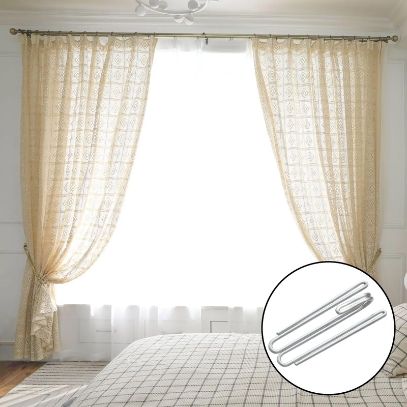 40 PCS Metal Curtain Pleat Hooks