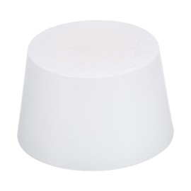 MECCANIXITY Silicone Rubber Tapered Plug 51.5mm to 62mm Solid White for Powder Coating, Painting, Anodizing, Plating, Sandblasting, Laboratory Use