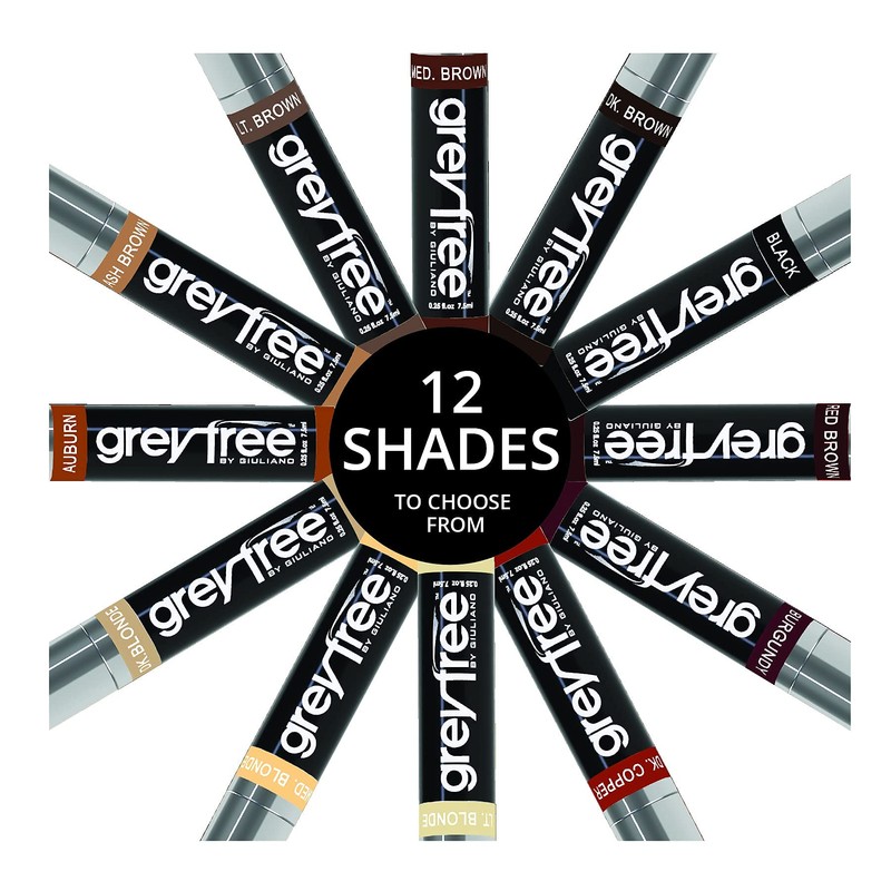 Greyfree Root Cover Up Gray Concealer. Temporary hair color mascara.