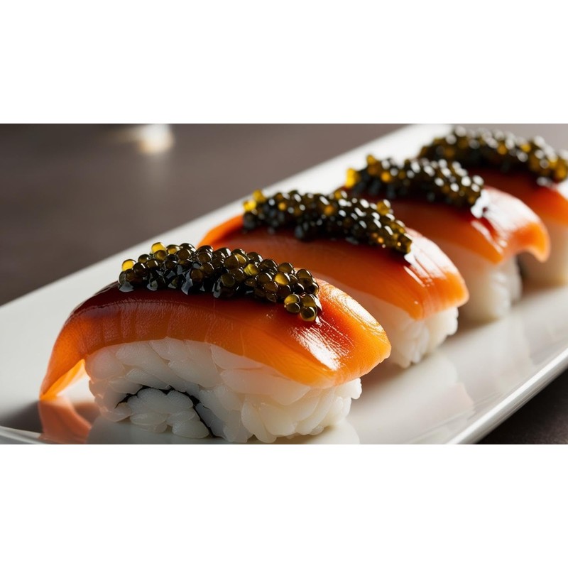 Soy Sauce Caviar Spheres – Gourmet Soy Pearls for Sushi,