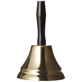 Sunnywood Men's Metal Bell For Santa Clause, Gold/Black, One Size