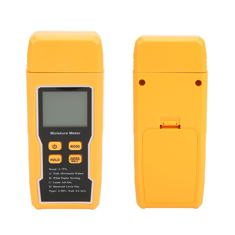 Wood Moisture Meter Humidity Tester Pin Type Large LCD Display