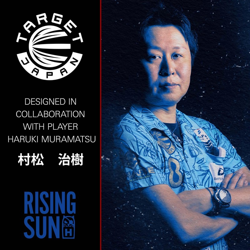 Target Japan Rising Sun K Flex Dart Flights and Shaft