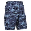 Rothco P/C BDU Shorts, Sky Blue Digital Camo, Large
