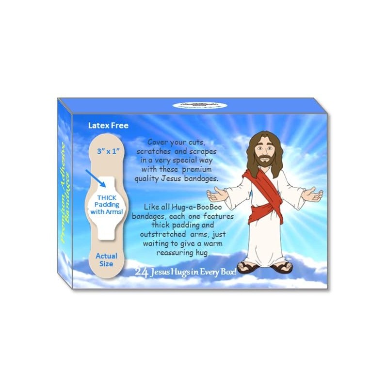 Healing Hugs Jesus Bandages - Premium Adhesive Hugging Jesus from