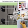 Moonybaby Freezer Lock 2 Packs, Fridge Lock with Steel Wire