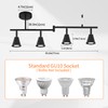 SEEBLEN 4-Light Modern Track Lighting Fixtures Ceiling, Adjustable Foldable Arms