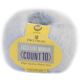 Hamanaka 6289 Richmore Excellent Mohair, Count 10 Yarn, Thick Col.80, Light Blue, 0.7 oz (20 g), Approx. 784.7 ft (200 m)