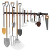 WALMANN All Metal 64 Inch Wall Mount Garden Tool Organizer