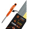THORVALD 12 Leads Carpentry Pencil - Incl. 8 Grey +