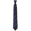 MENDEPOT - Corbata de fútbol, color plateado y café