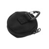 Outanaya Portable Zipper Earphone Case Round Keychain Wallet Pouch for