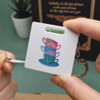 Azeeda 'Stacked Teacups' Keyring Tape Measure/Spirit Level Tool (KM00042954)