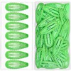 49 Pcs Glitter Teardrop Hair Clips for Women and Girls