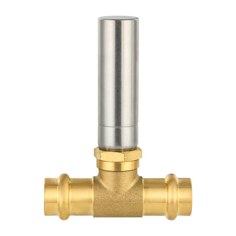 EFIELD MH-361T 1/2-Inch Copper Press Connection Tee,Stainless Steel Water Hammer