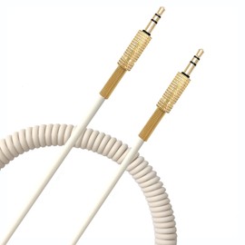 SPTSSWET Replacement Audio Cable for Marshall 3.5mm Headphones Compatible with Major 1 2 3 for Marshall Series Bluetooth Speaker,2ft White