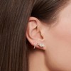 Thomas Sabo H2211-167-14 Women's Ear Climber Stud Earrings White Stone