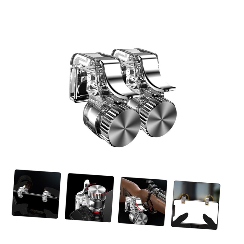 Mipcase 3 Pairs Durable Game Triggers and Joysticks for Rs