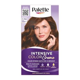 Palette Tinte para cabello Color Creme Rubio Chocolate Cobrizo 7-764, 50 ml