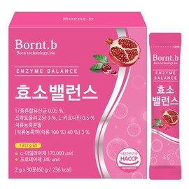 Bontbee Enzyme Balance Delicious Pomegranate Flavor 1 Box / 본트비 효소 밸런스 맛있는 석류맛 1박스