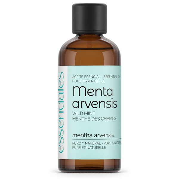 Essenciales - Peppermint Essential Oil (Mentha Arvensis/Mentha Japonica) 100% Pure 100ml | Mentha Arvensis Essential Oil 100% Pure