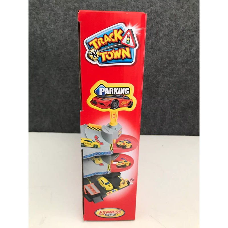 Track N Town Express Wheels Parking Garage with 1 Diecast