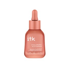 ITK Hyaluronic Acid Serum with Niacinamide & Squalane - Hydration & Plumping Anti-Aging Serum For Face - Deep Moisture Hydrating Face Serum For Sensitive + Dry Skin - Vegan + Cruelty Free, 1 Fl Oz
