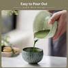 5PCS Match Whisk Set, Matcha Bowl with Spout, Matcha Whisk