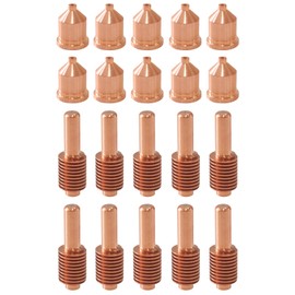 Mauto 10Pcs 120926 Electrode & 10Pcs 120931 Nozzle Tip for 1000 1250 1650 Plasma Cutting Consumables