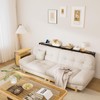 Aduanbang 5.9" Console Table with Outlet – Narrow Sofa Table,