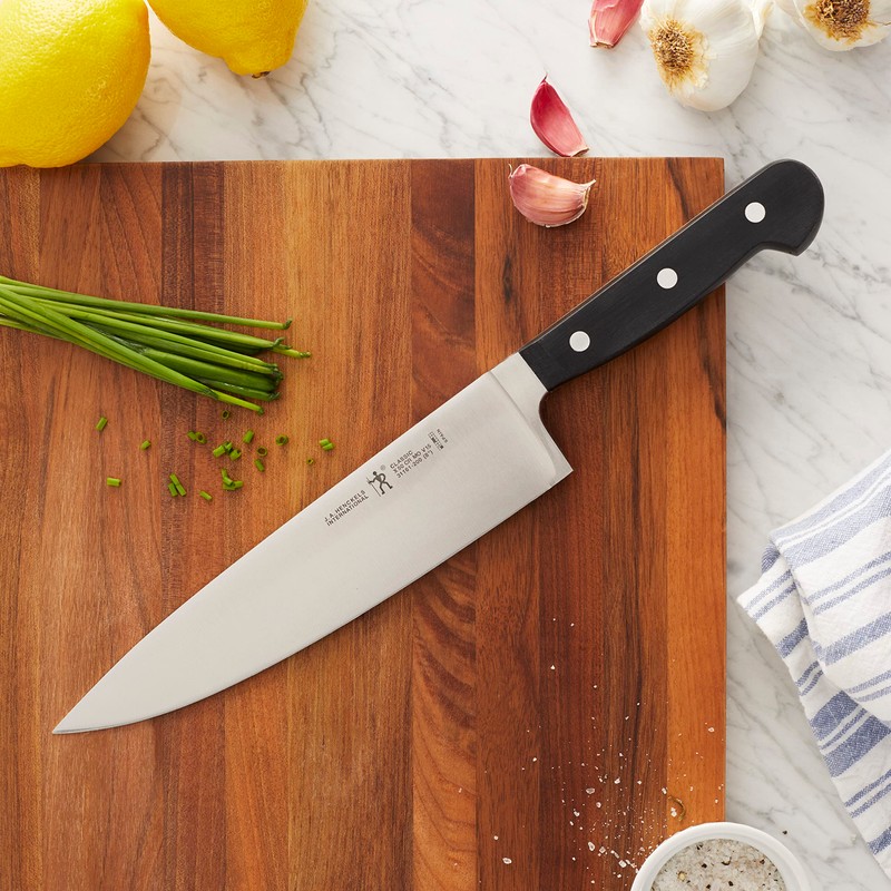 HENCKELS Classic Razor-Sharp 8-inch Chef Knife, German Engineered Informed by