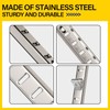 Adjustable Shelf Bracket 40 Inch 8 Pack Silver Shelf Pilaster