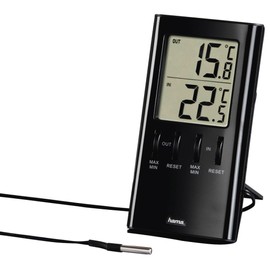 Hama T-350 Indoor Electronic Environment Thermometer Black