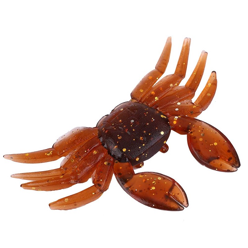OUKENS Simulation Crab Bait, 10 Pieces Artificial Plastic Soft Crab