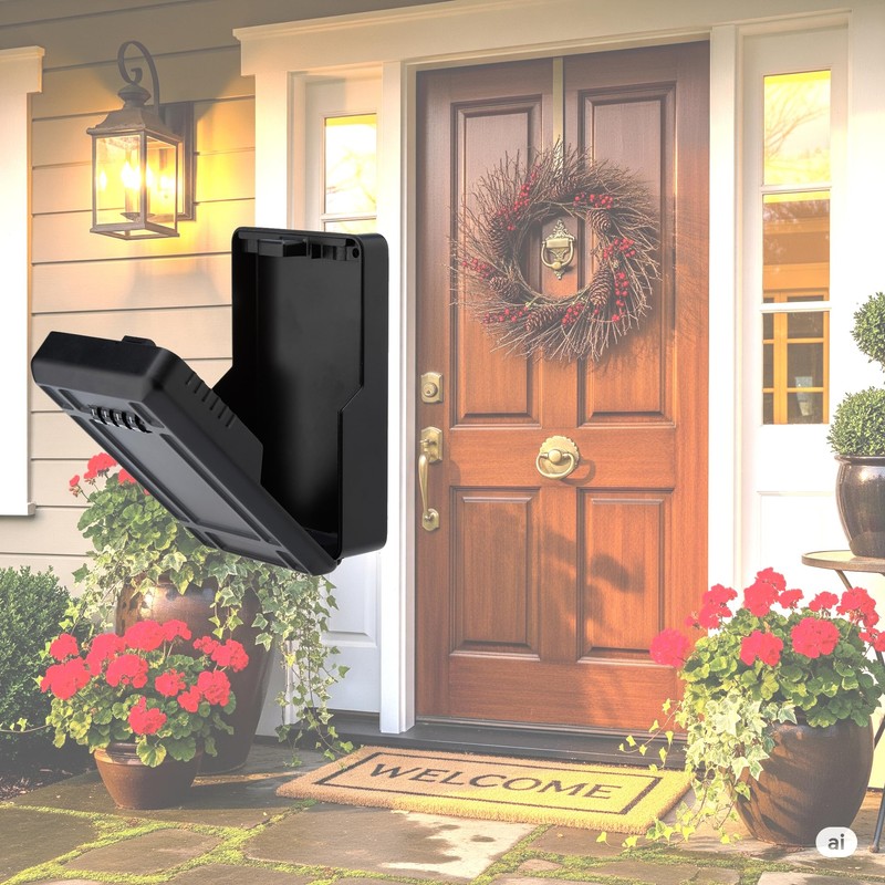 Bosvision BV-8973A Guard Combination Padlock Key Box/Key Storage/Key Safe (Wall