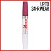 Maybelline SuperStay 24 2-Step Liquid Lipstick Makeup, Relentless Ruby, 1