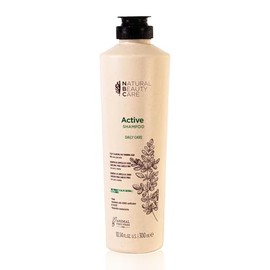 NATURAL BEAUTY CARE - Active Shampoo para Cabello 300 ml, Shampoo Anti Caída, para Todo Tipo de Cabellos, con Efecto Refrescante, con Proteína Hidrolizada de Arroz y Quinoa